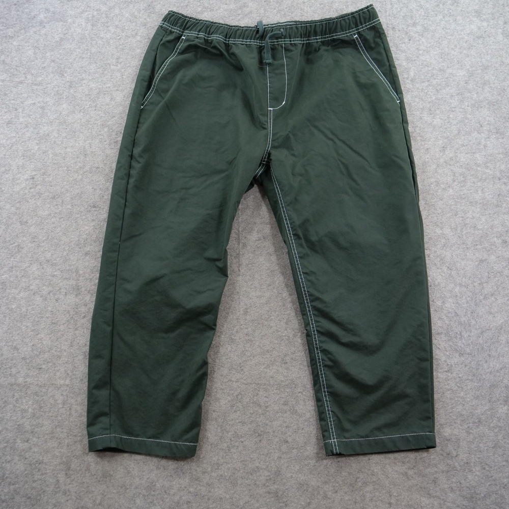 Katin Surfside Pants Mens Extra Large Green Drawstring Elastic Waist Chino
